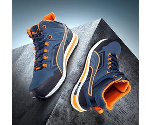 Chaussures de sécurité mi-hautes S3 CROSSTWIST bleu/orange - PUMA SAFETY - 633140 43