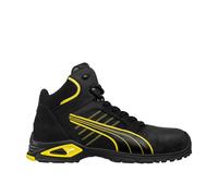 Chaussures de sécurité mi-hautes S3L AMSTERDAM noir/jaune - PUMA SAFETY - 632240 44