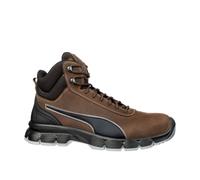Botte De Travail Mi-Haute En Cuir Résistante À L'Eau Pour Homme Puma Marron
