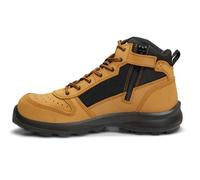 Carhartt Michigan S1p Baskets industrielles Unisexes avec Fermeture éclair - Marron - Jaune blé, 35 EU Weit