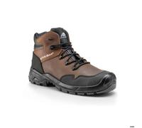 Chaussures de sécurité montantes mixtes sans métal ACTIVE GEAR A-FORCE High S3 SRC - Marron 39
