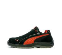 PUMA Safety Touring Black Suede Low Chaussures de sécurité S3 ESD SRC avec embout en fibre de verre Chaussures de protection pour le travail en moteur, aspect sport, Noir , 39 EU