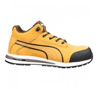 Puma Chaussures montantes de sécurité Dash Wheat Mid 633180-45 S3 HRO SRC cuir marron 45