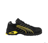 Chaussures de sécurité - Puma - Amsterdam Low S3l Fo Sr - Noir/Jaune - Mixte - Confort optimal 39