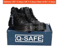 Q-Safe QS7031/44 Safety Shoes Black Size EU 44 UK 10 S3 New NFP