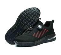Chaussures De Sécurité Respirantes, Chaussures De Protection À Bout En Acier, Chaussures De Sécurité Anti-écrasement Et Anti-perforation, Baskets D'aventure Antidérapantes Et À Semelle Coussinée(43 EU
