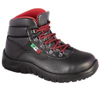 Chaussures de sécurité S1P Lewer en croûte, couleur noire, modèle 8040, Noir , 46 EU