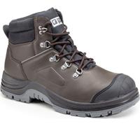 Chaussures de sécurité S3 FLINT Haute Croute de cuir Marron - COVERGUARD