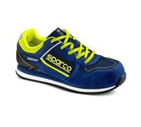 Sparco Chaussures de sécurité Gymkhana Dani S1P SRC ESD sans métal Bleu/jaune 43
