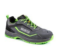 Chaussures de sécurité - SPARCO - Indy Felix - Cuir - Gris/Vert fluo - Mixte 43