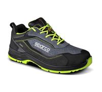 Chaussures de sécurité - SPARCO - Indy Texas - Gris foncé/Jaune fluo - Daim-Nubuck - Mixte 46