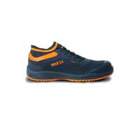 sparco TEAMWORK Scarpa Antinfortunistica Da Lavoro - BASSA PER UOMO E DONNA LEGEND S1P SRC ESD, Botte de protection incendie et sécurité mixte adulte, BLU MARINE/ARANCIO FLUO, 41 EU