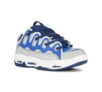 Osiris Chaussures de skate D3 2001 Semelle épaisse Lacets Gris/Bleu/Noir