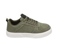 Chaussures de skate pour homme - Respirantes - Légères et douces - Avec lacets - Fond plat - Chaussures de marche - Coupe large - Chaussures de jogging - Tissu tendance et confortable - Chaussures de