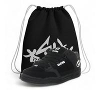 Chaussures de skateboard - Chaussures Globe Tilt de gymnastique unisexe Skate - Baskets résistantes avec sac assorti, Noir , 38 EU Larga