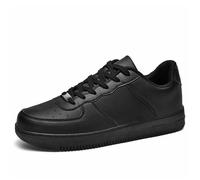 Chaussures de skateboard en cuir pour hommes et femmes - Marque - Noir - Taille 41 41