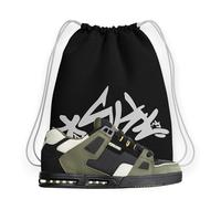 Chaussures de skateboard - Globe Sabre Trainers Black/Army de gymnastique - Amorti, Durable et Antidérapant - Semelle robuste - Plus Sac, vert, 44.5 EU