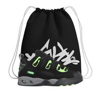 Chaussures de Skateboard - Osiris D3 E Noir/Gris/Vert de Gymnastique - Amorti et Résistant - Semelle Robuste - Plus Sac, Noir, gris, vert, 40 EU