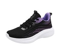 Chaussures de sport 574 dégradé à la Mode d'Été Nouveau Modèle Mesh Respirant Confortable Laçage Casual Chaussures d'Hiver Confortable, aubergine, 39 EU