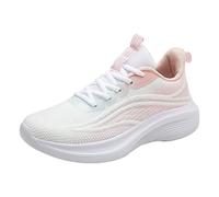 Chaussures de sport 574 dégradé à la Mode d'Été Nouveau Modèle Mesh Respirant Confortable Laçage Casual Chaussures d'Hiver Confortable, rose, 40 EU