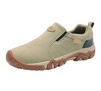 Chaussures de sport 574 en daim doux et respirant pour homme, kaki, 41 EU