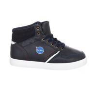 Chaussures de sport à lacets de style haut pour femmes CSK5-M-Bleu marine 35