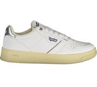 Chaussures de sport blanches stylées pour femmes avec détails contrastés & logo, taille : 35 Couleur : Bianco