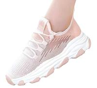 Chaussures de Sport Chaussure Orthopédique Femme Couple Femmes Printemps Et Été Antidérapant Marche Chaussures Lumineuses de Sport Sneakers Chaussure Orthopédique Femme (Pink,35)