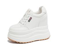 Chaussures de Sport compensées pour Femmes, antidérapantes, Talons Hauts, Sneakers de Marche à la Mode pour Dames