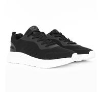 Crosshatch Hommes Lennart Tous les Jours Confort Baskets Noir