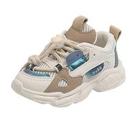 Chaussures de sport décontractées pour filles - Chaussures de premiers marcheurs - Chaussures d'été douces et respirantes - Taille 12 pour filles, blanc, 28 EU