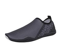 Chaussures de sport d'été pour homme - En maille - Chaussures d'été à enfiler - Chaussures orthopédiques - Sandales respirantes - Couleur unie - Sandales classiques confortables pour l'extérieur, Noir