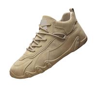 Chaussures de sport élastiques pour homme - Chaussures de sport tendance et décontractées - Grande taille - Bottes légères pour homme, kaki, 42 1/3 EU
