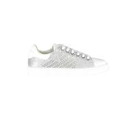 Chaussures de sport EMPORIO ARMANI pour femmes - Argento - Mixte - Adulte - Lacets - Noir - Plat - Cuir 36