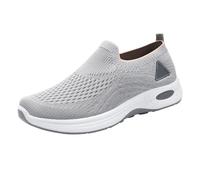 Chaussures de Sport Femmes Casual Maille Tricotée Respirante,Slip-on Facile à Enfiler,Soutien Cheville et Plantaire Élastique-Semelle Amortissante Douce Légères et Élégantes pour Randonnée Quotidien