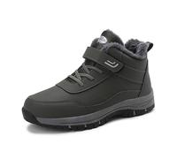Chaussures de Sport Femmes Hiver Sneakers Chaudes Cuir Décontractées Antidérapantes Confortables Respirantes Marche Neige (Army Green, 43)