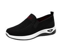 Chaussures de Sport Femmes Mères Casual - Maille Élastique Respirante, Semelle Douce Antidérapante, Soutien Plantaire - Légères pour Marche, Maison et Tenues Quotidiennes, Slip-on Facile à Enfiler