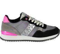 Chaussures de sport grises pour femmes avec détails contrastés et lacets de rechange, taille : 36 Couleur : Grigio