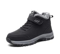 Chaussures de Sport Hiver pour Femmes Confortables et Chaudes avec Semelle Antidérapante pour Marche Neige et Activités Extérieures (Black, 40)