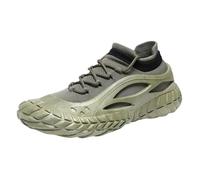 Chaussures De Sport Homme - en Maille Respirante - Confortables - Couleur Unie - À Enfiler - Semelle Épaisse - Chaussures De Marche - L'Extérieur - Course À Pied - Entraînement Vert 44