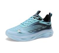 Chaussures de Sport Homme Turquoise Air Cushion Grande Taille 39-47 Semelles Chaussures Confort Epaisse Augmente Tissage Maille Respirant Dad Shoes Casual Mode Nouveau Modele