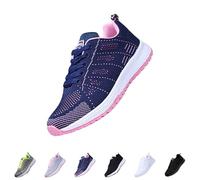 Chaussures de sport légères et confortables - Baskets orthopédiques avec maille à mémoire de forme - Chaussures de course ergonomiques pour soulager la douleur - Chaussures plates pour femme