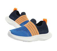 Chaussures de sport légères et respirantes avec lacets, semelle extérieure flexible, matériau extérieur robuste, idéal pour les loisirs, l'école, coupe confortable pour les pieds actifs des enfants