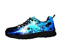 Chaussures de sport légères Hugs Idea Motif crâne - Bleu - Crâne 18, 44.5 EU