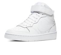 Chaussures de sport - NIKE - COURT BOROUGH MID 2 PSV - Cuir - Blanc - Lacets 29,5