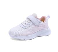 Chaussures de sport pour enfant garçon automne tendance garçon semelle plate fond épais léger antidérapant laçage fermeture bloc de couleur maille surface respirante chaussures de sport, 02 rose., 30