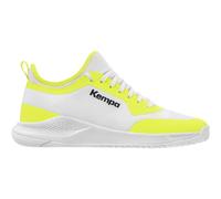 Kempa Mixte Enfant Kourtfly Jr, Blanc Jaune Fluo, 38 EU