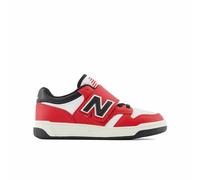 Chaussures de Sport pour Enfants New Balance 480 HOOK LOOP Blanc Rouge Tomate