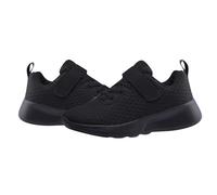 Chaussures De Sport Pour Enfants Outdoor Running Sport Athlétiques Pliables Et Respirantes Sneakers Fille Léger Mode Respire Durable Confortable Chaussures De Course Pour Garçons (1-Black, 12-13Years)