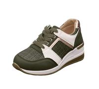 Chaussures de sport pour femmes - Semelles épaisses européennes - Pour l'extérieur - Bouche plate - Décontractées - Polyvalentes - Arthrose - Genou, AG, 40 EU